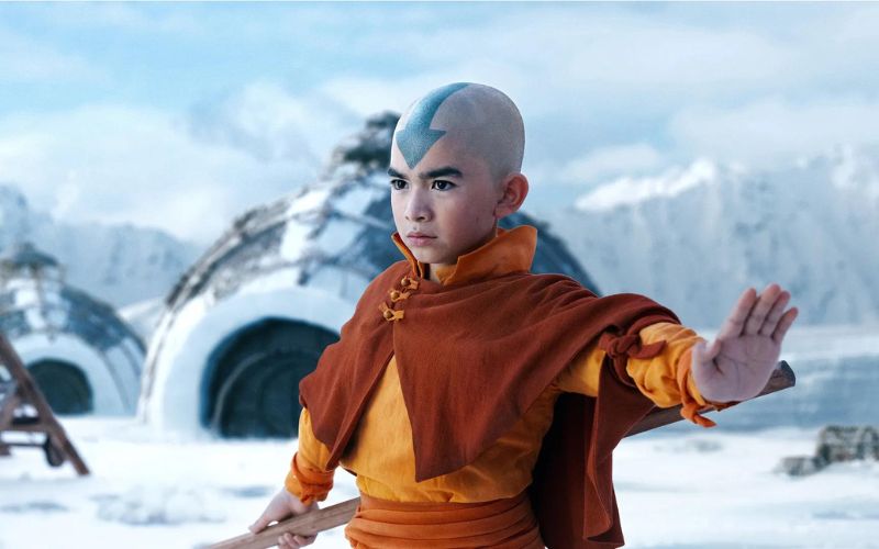 Ang, the main character from Netflix's TV show Avatar the Last Airbender