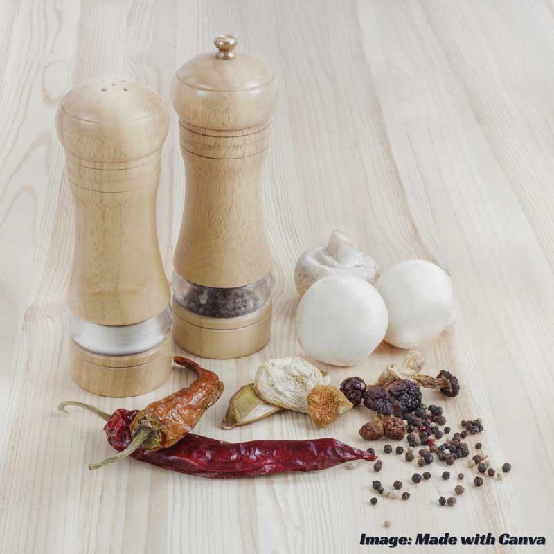 Adjustable Beech Wood Pepper Mill