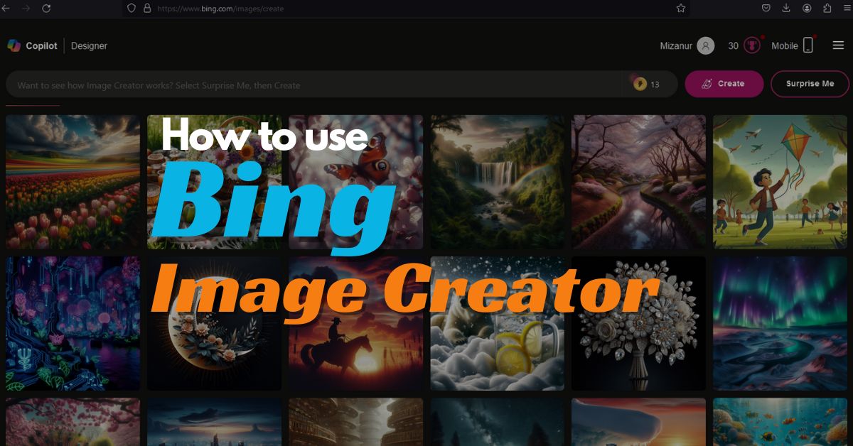 How to use Bing Image Creator?