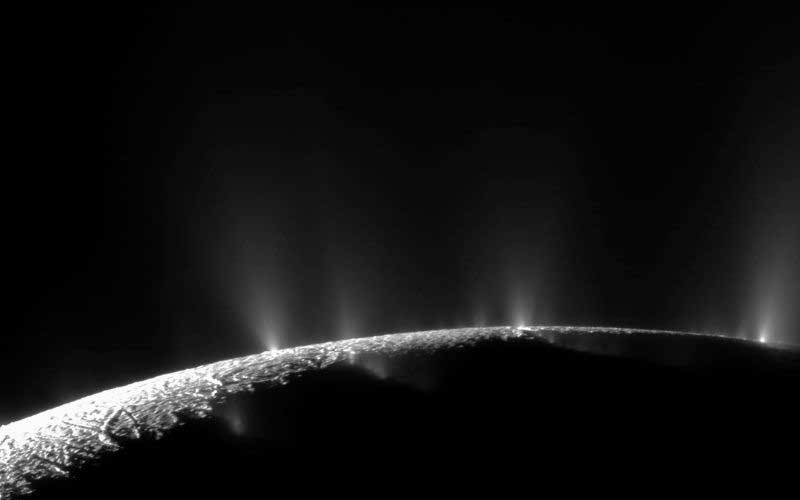 Enceladus' Icy Geysers