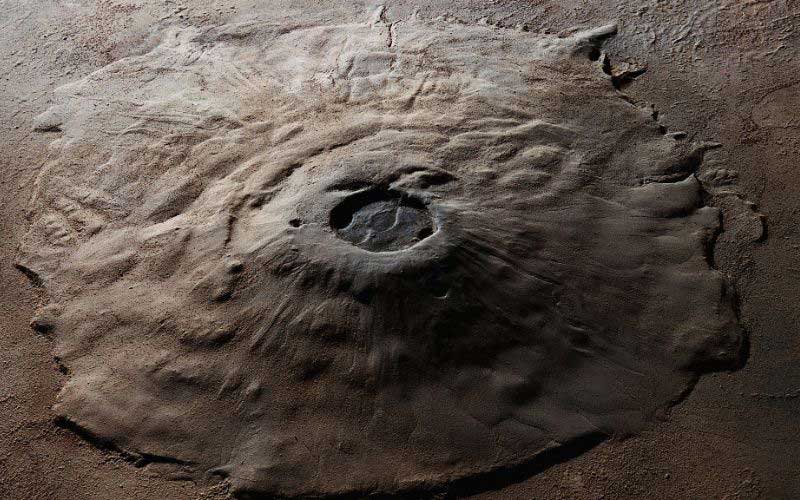 Olympus Mons on Mars