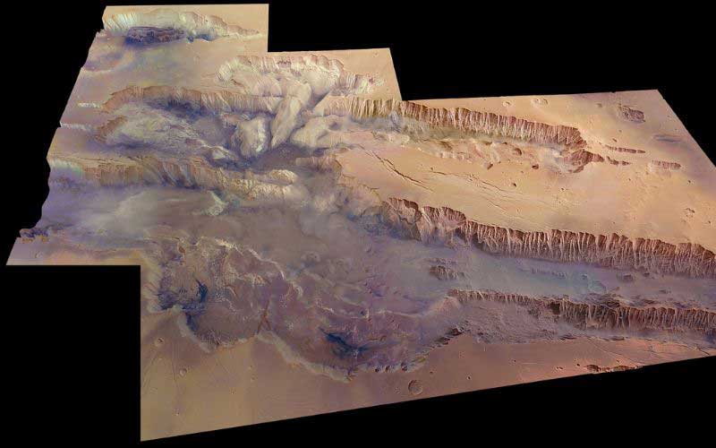 The Valles Marineris on Mars - Wonders of the Solar System