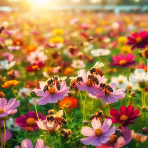 Bee Pollinating - Bees are Super Pollinators