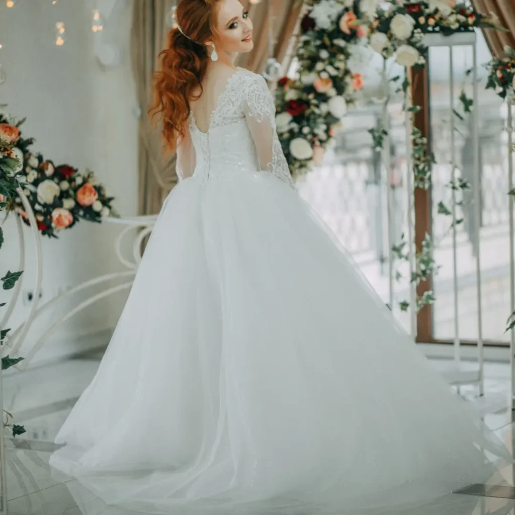 Subtle Color Wedding Dress Trends