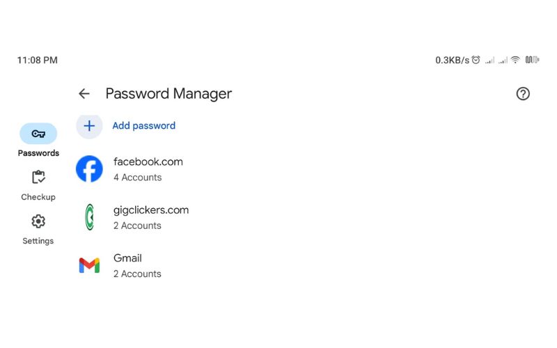 Locally stored password managers