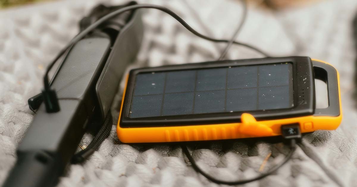 innovative portable charger with solar power integration