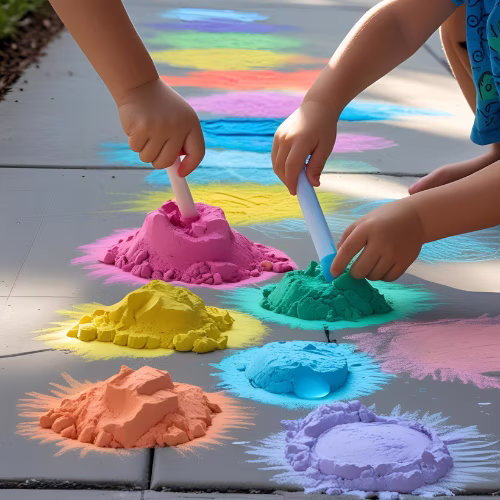 Homemade Sidewalk Chalk