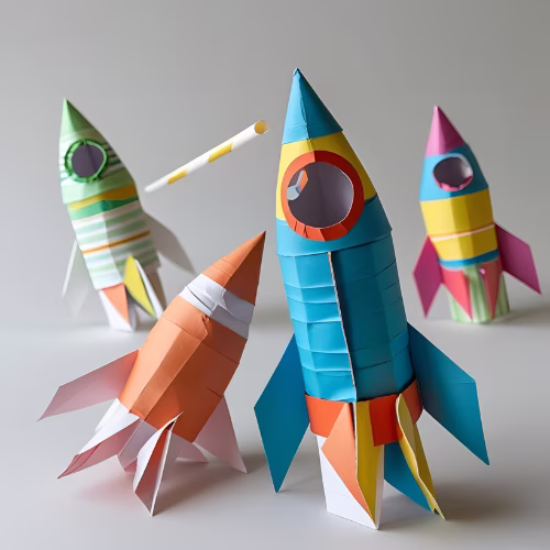 Straw Rockets